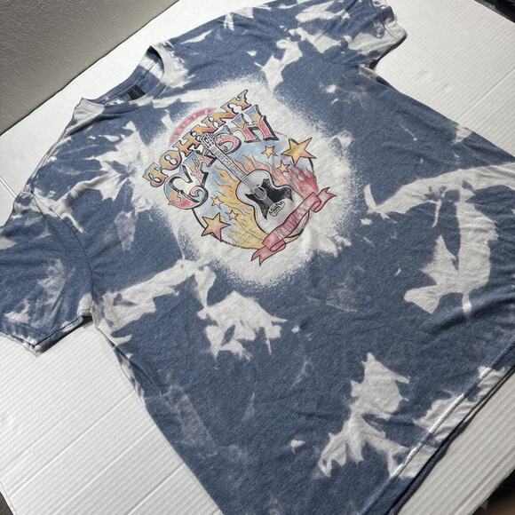 Johnny Cash Tye Dye Guitar Shirt Gildan Softstyle XL - Picture 7 of 8